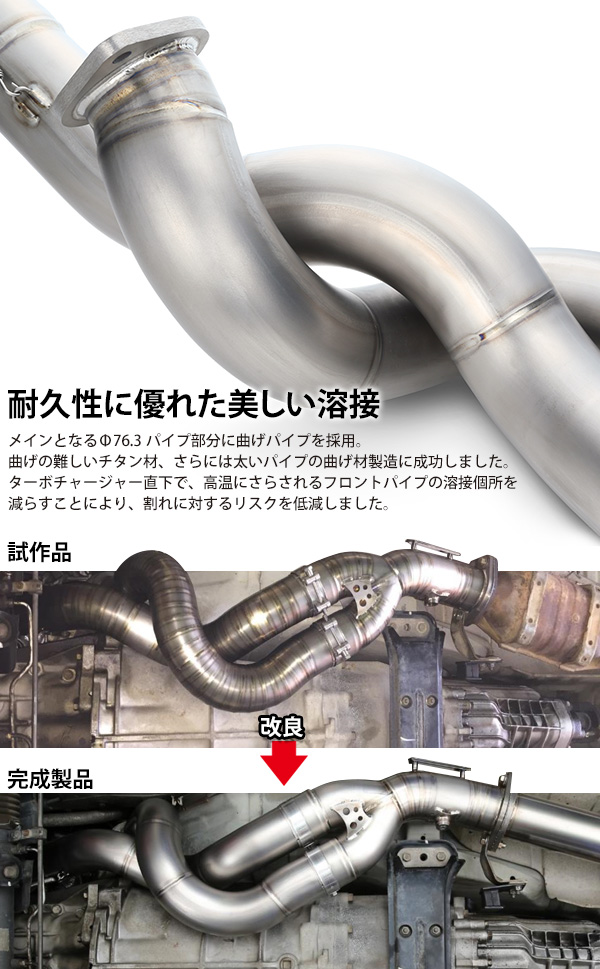 BNR32 GTR 等長フロントパイプ