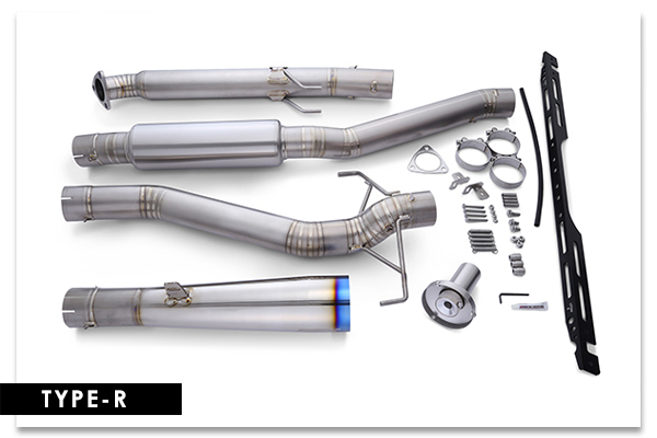 GINOリアルスピードフルチタンマフラーキット TYPE-R RSE製品案内 -CIVIC TYPE-R FL5 フルチタンマフラー発売