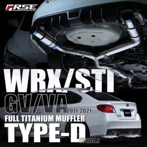 楽天市場】【M's】 SUBARU WRX STI VAB専用 4本出し 4